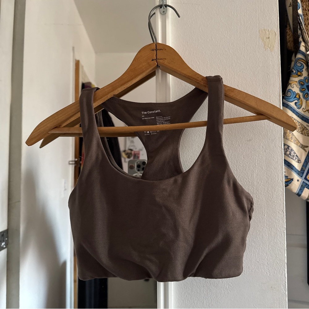 Aritzia The Constant Brown Sports Bra